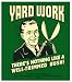 Retro Spoofs - Yard Work Theres Nothing Like A Well Trimmed Bush - Sticker / Decal