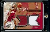 2003-04 SPx Winning Materials Dajuan Wagner Dual Jerseys Cleveland Cavaliers Basketball Card - Mint Condition - Shipped In Protective Display Case!