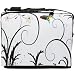 15.4 inch Beautiful Rainbow Butterfly White Blossom Padded Laptop Messenger Bag and Notebook Shoulder Case
