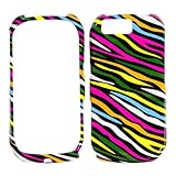 Premium - Motorola i1 -Colorful Black Zebra Skin - Faceplate - Case - Snap  ....