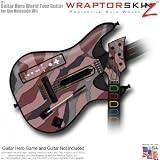 Camouflage Pink Skin fits Band Hero, Guitar Hero 5 & World Tour Guitars for Nintendo Wii (GUITAR NOT INCLUDED) by WraptorSkinz