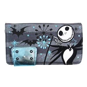 Nightmare Before Christmas Jack Skellington Striped Wallet
