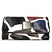 Italian Wallets | Designer Wallets - Brown Brentano Moda Italian Designer Giraffe Tri-fold Checkbook Wallet