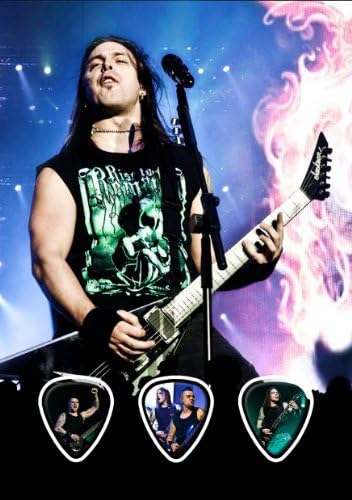 Bullet For My Valentine Live Performance Guitar Picks Set Display