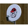 Georgia Bulldogs NCAA Satellite Dish Cover (BULLDOG) by Dish Rags, Inc. by Dish Rags