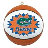 FLORIDA GATORS Mini-Replica NCAA Basketball CHRISTMAS ORNAMENT (Star Design)