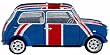 British Flag Car Patch Embroidered Mini Automobile Union Jack Iron-On Emblem