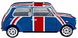 British Flag Car Patch Embroidered Mini Automobile Union Jack Iron-On Emblem