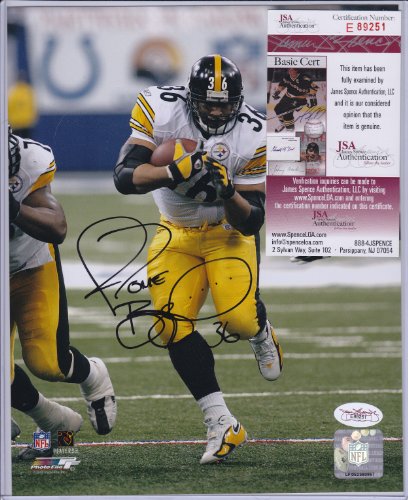 Jerome Bettis Pittsburgh Steelers Signed Autographed Photo Coa + Hologram Jsa Coa