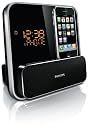 Philips DC315/37 Speaker System for iPod/iPhone with LED Clock Radio (Black)