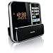 Philips DC315/37 Speaker System for 30-Pin iPod/iPhone with LED Clock Radio (Black)