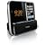 Philips DC315/37 Speaker System for iPod/iPhone with LED Clock Radio (Black)