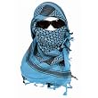 Desert Military Tactial Keffiyeh Shemagh Blue & Black