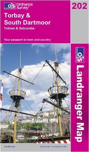 Torbay and South Dartmoor, Totnes and Salcombe (OS Landranger Map)