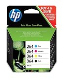 Hewlett Packard SD534EE - Cartucho Inyeccion Tinta Rainbow Pack 364 Combo-Pack Pack 4/C309G