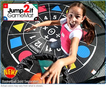 JumpSport Softbounce with GameMat 14ft Trampoline