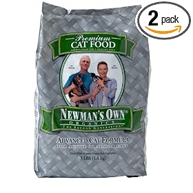 Newman's Own® Organics Advanced Cat Dry Formula, 3 Pound Bags (Pack of 2)