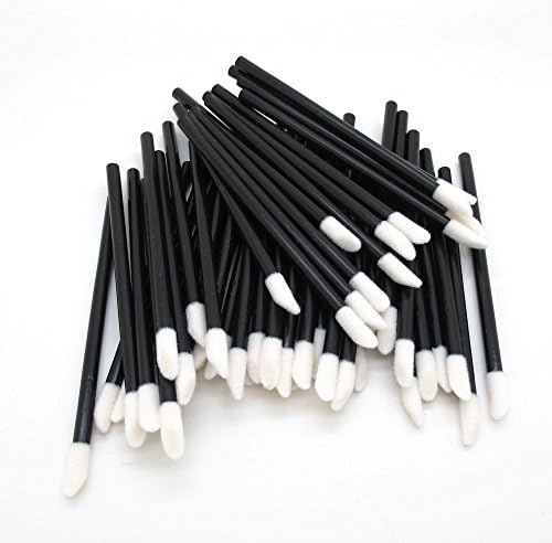 Smilesun Disposable MakeUp Lip Brush Lipstick Gloss Wands Applicator Perfect Make Up Tool (100pcs)