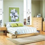Copley Platform Queen Size Platform Bedroom Set with Two Storage Drawers