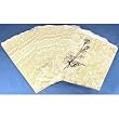 100 Paper Gift Bags Gold Shopping Sales Tote 8.5 x 11"