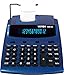 Victor 12253A Antimicrobial Two-Color Printing Calculator, Blue/Red Print, 3 Lines/Sec