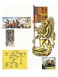 The Griffin of Edward III Art Giclee Poster Print by Dan Escott, 18x24