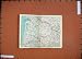 1954 MAP FRANCE BORDEAUX LYON TOULOUSE BEZIERS VALENCE Image