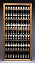 Oak 50 Spoon Collector Cabinet Glass Wall Mount Case