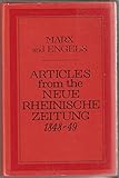 Articles from the 'Neue Rheinische Zeitung', 1848-49