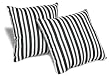 Strathwood 14-by-14-Inch Spun Polyester Pillow, Set of 2, Winsten Domino