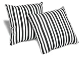garden and patio furnitures item: Strathwood 14-Inch Outdoor Pillows, Set of 2, Winsten Domino