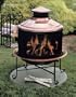 Unique Arts  Solid Copper New Chiminea Combo With Screen