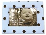 Trend Lab Dot Fabric Covered Photo Frame, Max
