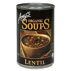 Amy's Organic Lentil Soup, 14.5-Ounce Cans (Pack of 12)