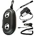 Black Color Portable Case with built in Speakers for Huawei Ascend G300 Android Phone + Includes a Rapid Travel Car Charger + Includes a Rapid Travel Home Wall Charger + Includes an eBigValue (TM) Determination Hand Strap Keychain
