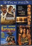 Buy : 4-Film Pack: Cheatin` Hearts, South of Heaven West of Hell, Barbarosa, A Texas Funeral