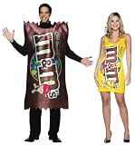 M&M Candy Plain & Peanut Couples Costume Set Adult Standard
