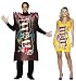 M&M Candy Plain & Peanut Couples Costume Set Adult Standard