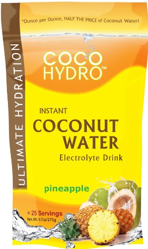 Big Tree Farms CocoHydro Instant Coconut Water, Pineapple 9.7oz pack