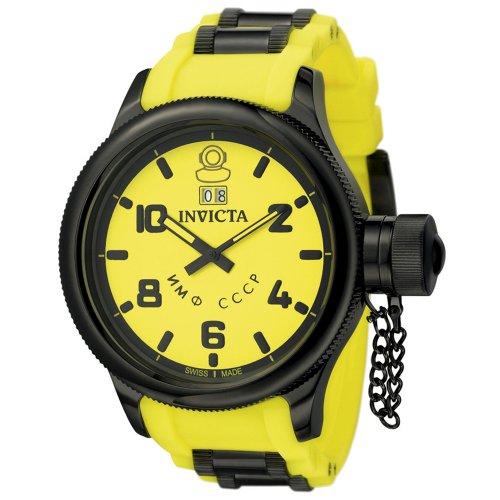 Invicta Men's Russian Diver Collection Yellow Watch #4336