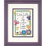 Dimensions Needlecrafts Crewel, Live Life