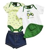 John Deere Tractor Infant 4 Pc. Clothing Set ~ 3-6 Mo.