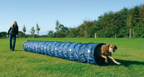 Trixie 3211 Dog Activity Agility Basic Tunnel, &oslash; 60 cm/5 m, blau Preisvergleich