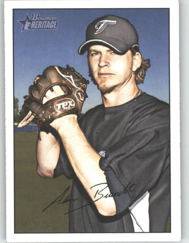 2007 Bowman Heritage #156 A.J. Burnett - Toronto Blue Jays (Baseball Cards)