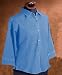 Women's Denim Stretch 3/4 Sleeve Shirt