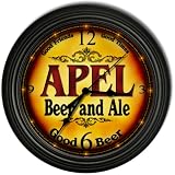 APEL 'S Beer and Ale Cascading Pub Wall Clock