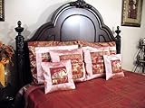7p Elephant Designer Indian Bedding Set Collection King