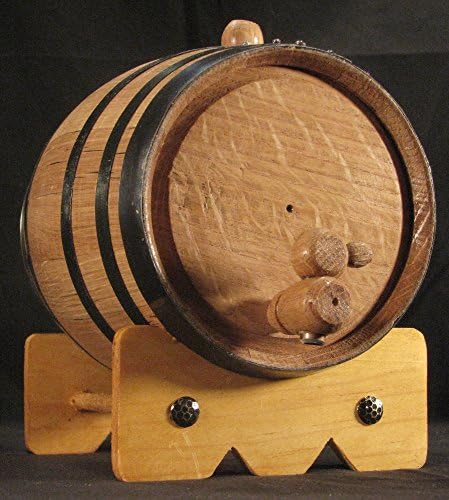 2L American Oak Barrel with Black Bands (2lb)