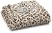 Sunbeam TW8225-030-905 Heated Electric Microplush Throw, Leopard