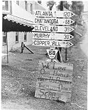 Photo Road Sign Reads Atlanta 120 Miles Chattanooga 68